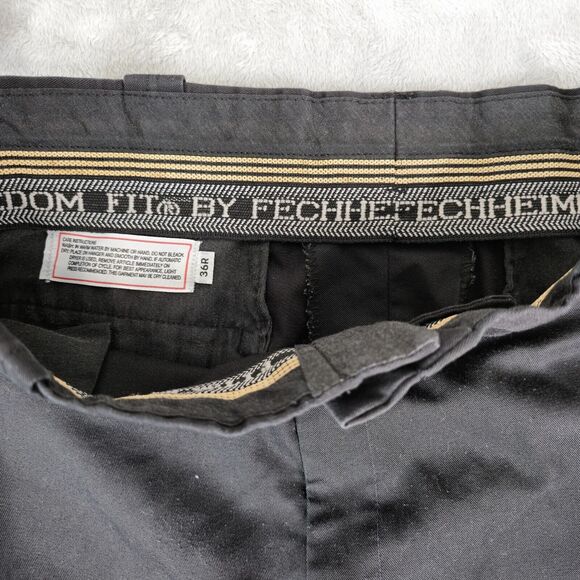 Fechheimer Freedom Fit Black Uniform Pants Mens 36R Measured 34x32.5 - Picture 5 of 9